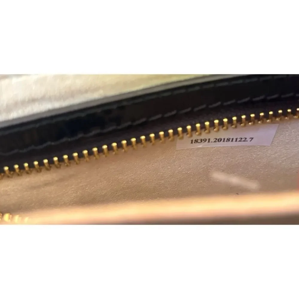 Neuville - Mini Mama  Leather Croco Crossbody Bag in Black